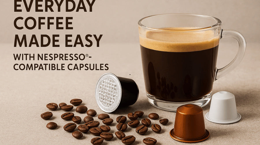 Every day coffee made easy with Nespresso compatible capsules