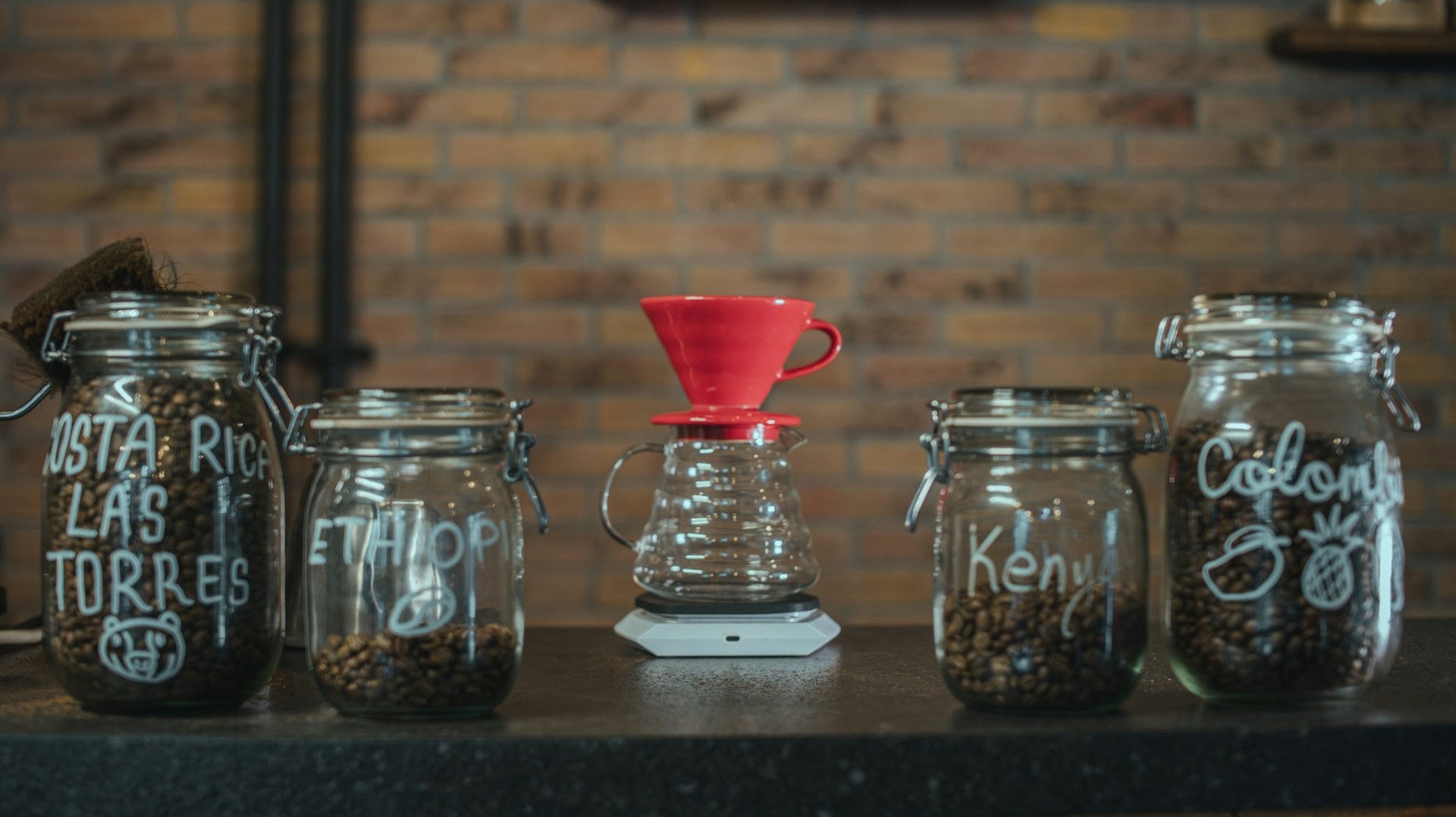 brew Colombian coffee