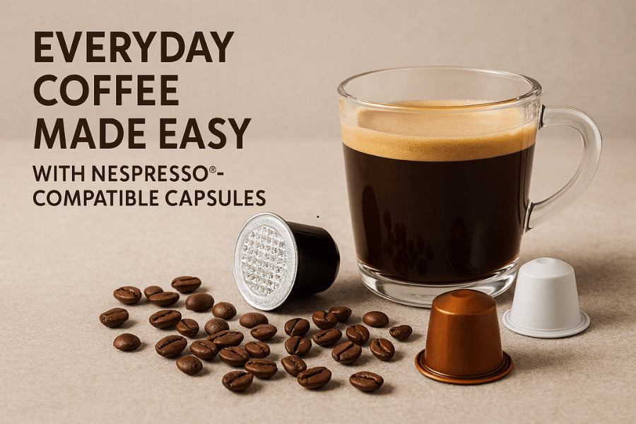 Every day coffee made easy with Nespresso compatible capsules
