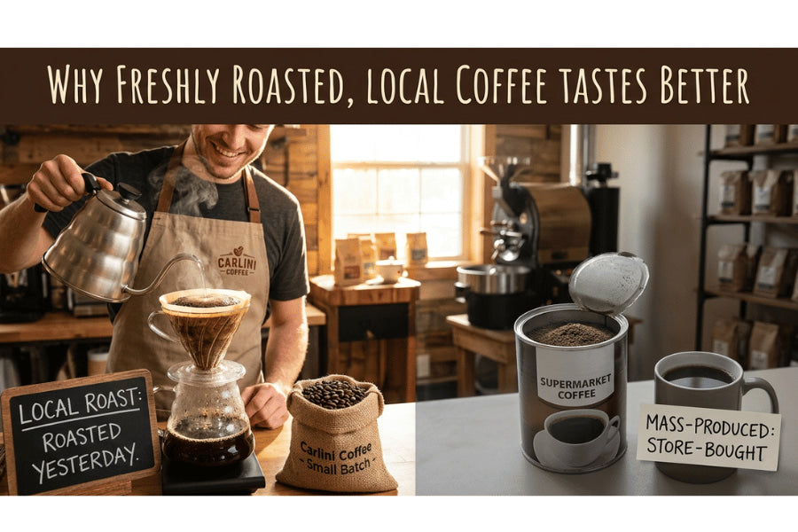 why locally roasted fresh coffee tastes better