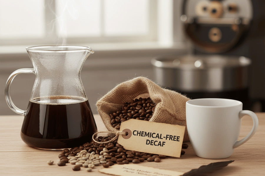 Carlini Coffee chemical-free Decaf coffee