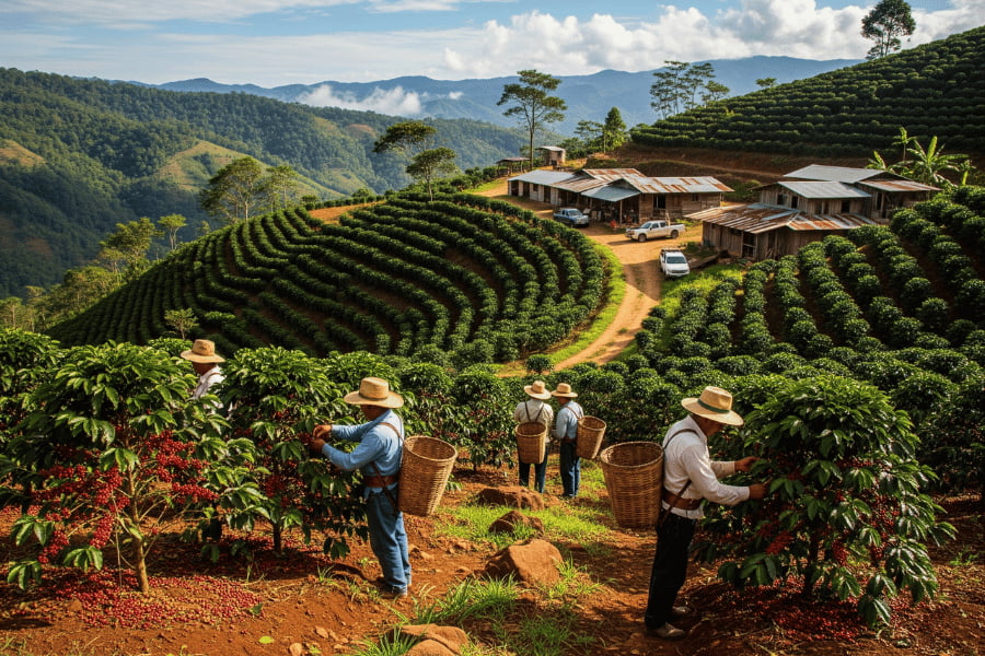 Carlini Coffee explain how Honduras coffee beans reach your brew