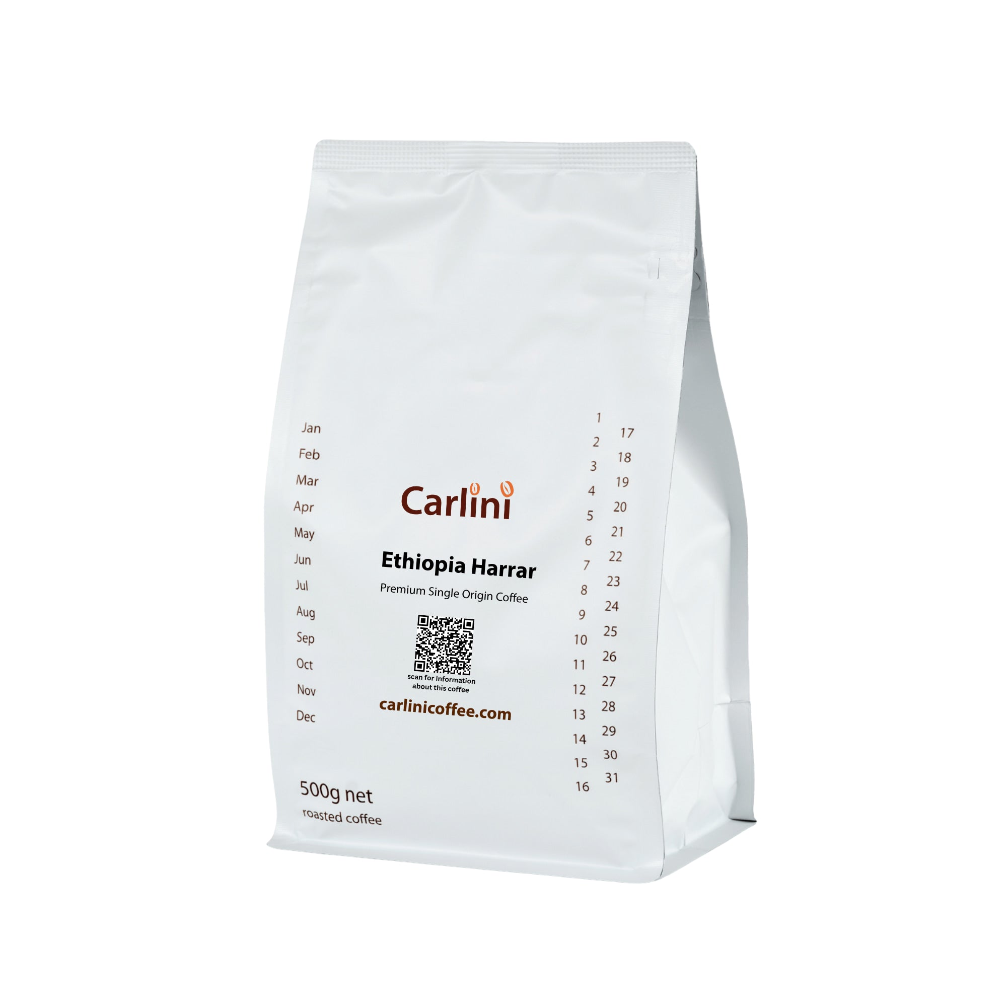 Carlini Coffee 500g Ethiopia Harrar coffee