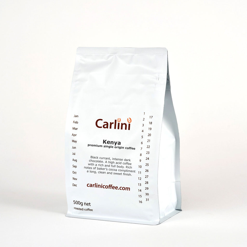 Carlini Coffee 500g pack of premium single origin arabica coffee