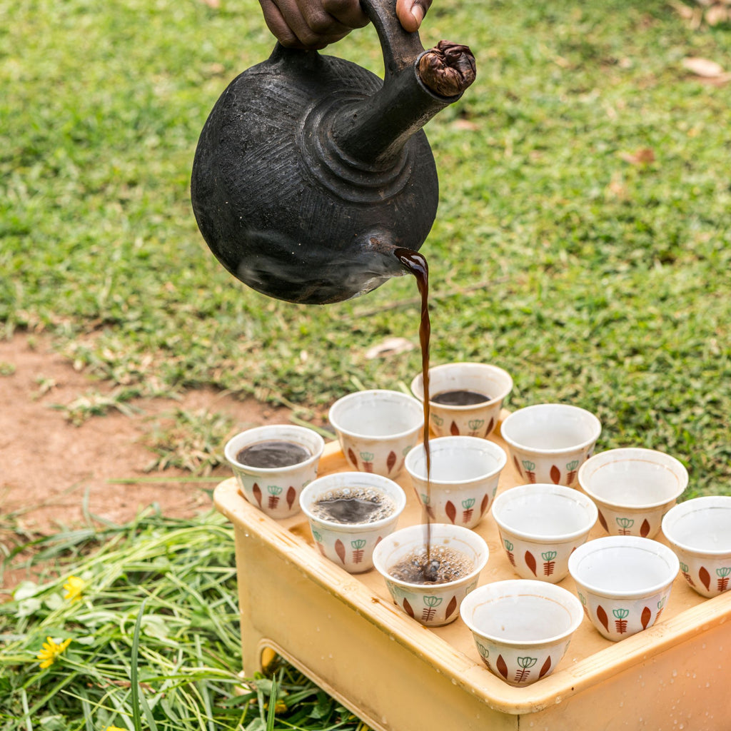 Carlini Coffee Ethiopian coffee ceremony